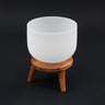 White Frosted Crystal Singing Bowl